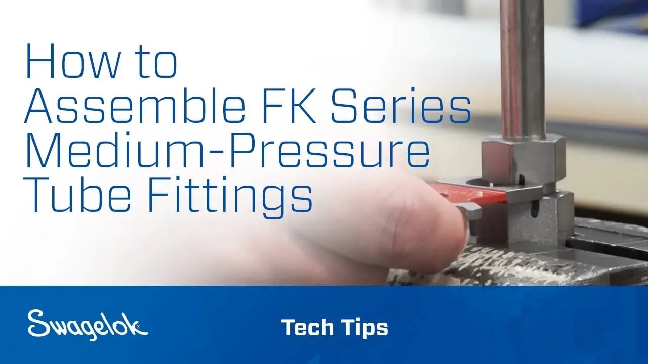 FK serie medium pressure koppelingen monteren 