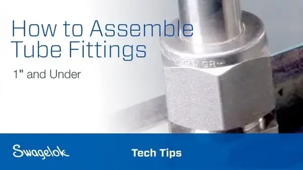 How to Assemble Tube Fittings