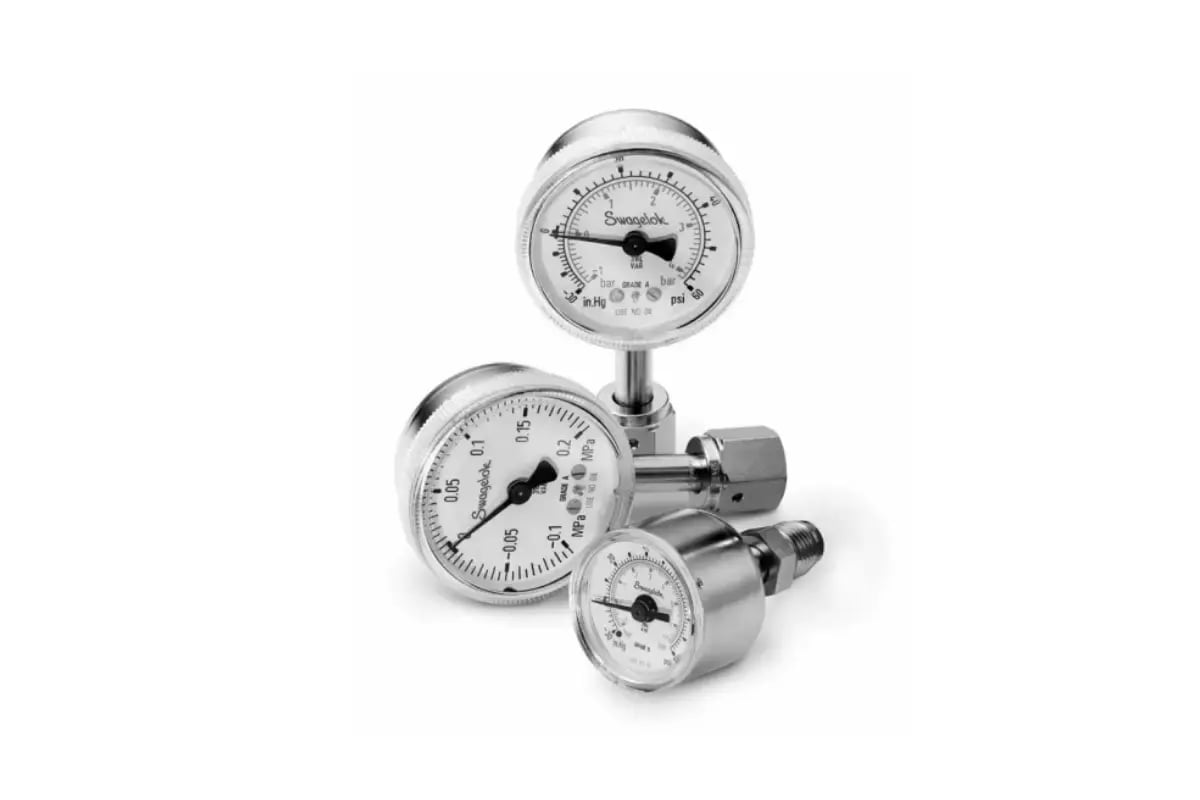 Pressure Gauges (UHP & Clean Dry Air)